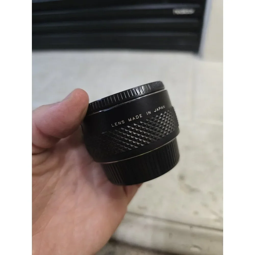 Vintage 1980's YUS Auto Tele Converter For Yashica Bayonet 2X Lens W Case
